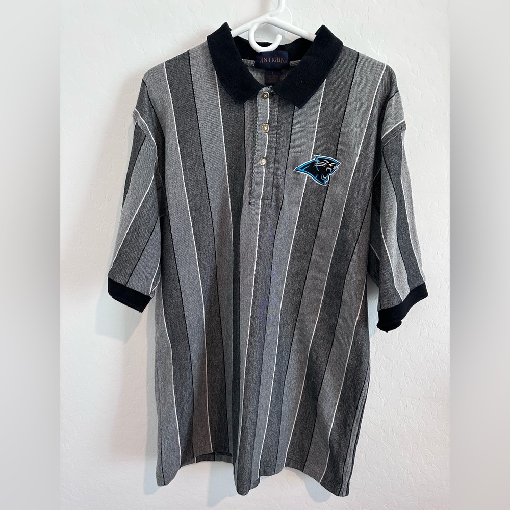 Carolina Panthers Polo Shirt Mens Large‎ Vintage 90’s